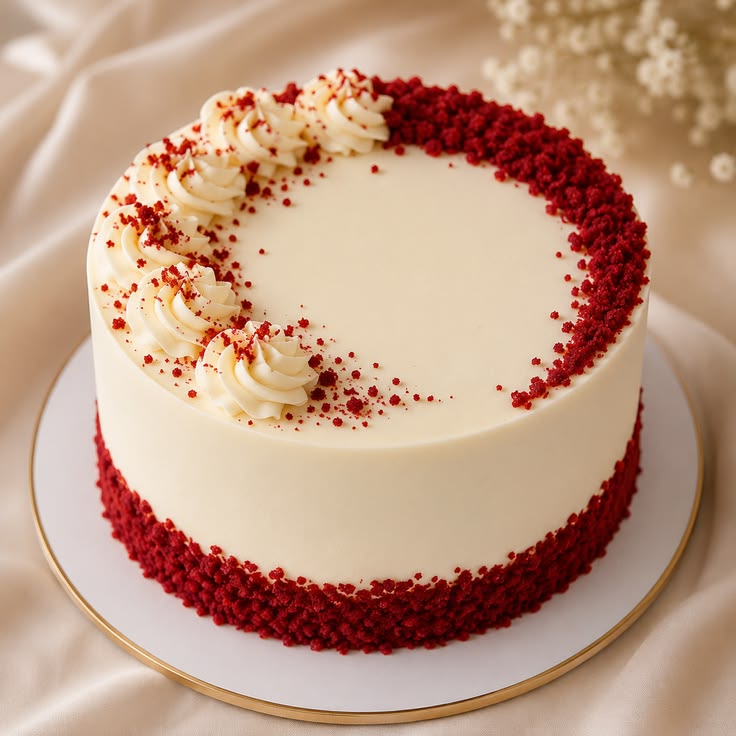 Vanilla Berry Cake for Birthday
