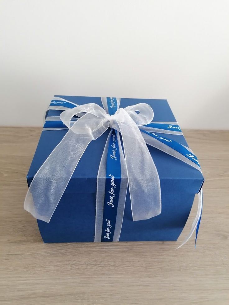 Hand box blue