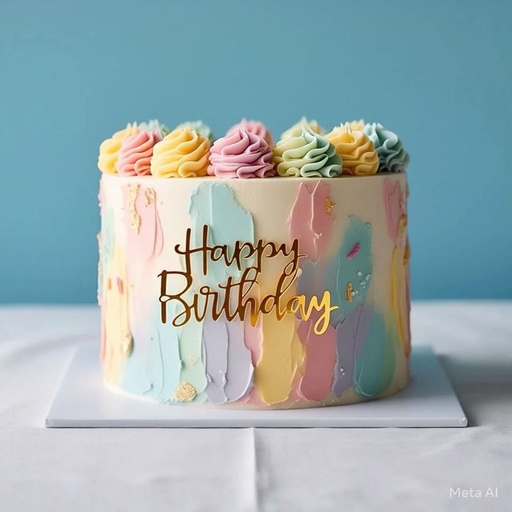 Rainbow Cloud Chocolate Fudge Cake 1 KG