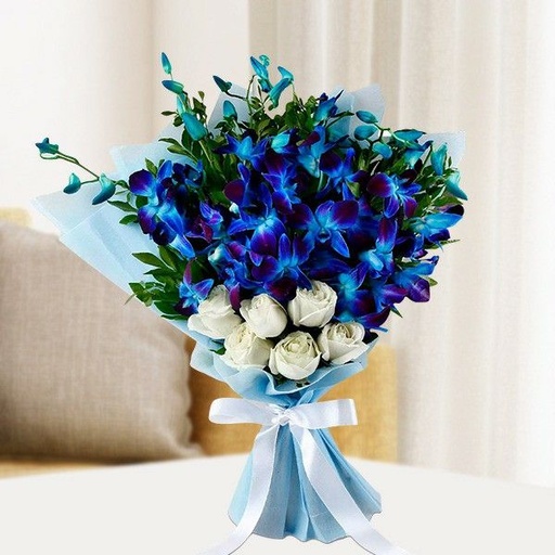 Blue Orchids Bouquet